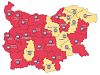 COVID заболеваемост: Девет области в жълто, без тъмночервено