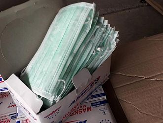 26 250 маски и 17 280 опаковки антибактериален гел са задържани на ГКПП Капитан Андреево