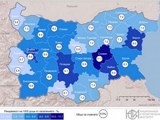 Населението на България е намаляло с 0,5% през 2020 г.