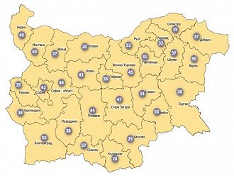 COVID заболеваемост: Цялата страна вече е в жълтата зона