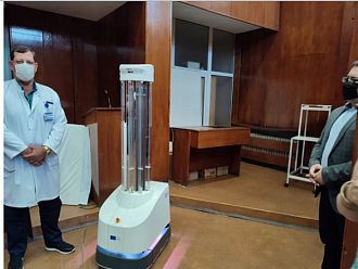 УМБАЛ Бургас получи робот за автономна UV-дезинфекция