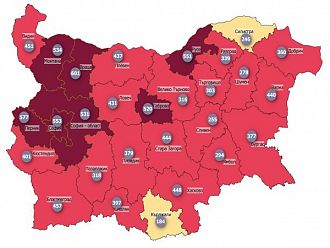 COVID разпространение: Перник с най-висока смъртност, София-област – с най-ниска