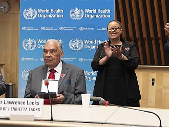 Семейството на Хенриета Лакс се включва в глобалната борба с рака на маточната шийка