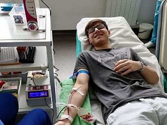 Абитуриенти от Гимназията по туризъм станаха кръводарители за първи път