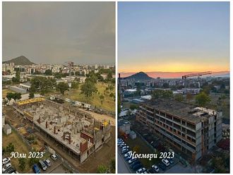 Строителството на корпуса за деца, паркинга и хеликоптерната площадка на УМБАЛ „Св. Георги“ напредва бързо