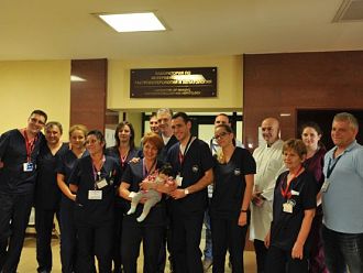 5-месечно бебе стана талисман на Клиниката по гастроентерология във ВМА