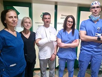 В „Софиямед“ присадиха едновременно трите пръста на мъж с премазана ръка