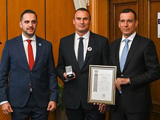 Дружеството на кардиолозите получи Почетния знак на Столична община