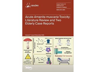 Научна публикация на МУ - Варна е избрана за корица на списание Toxins