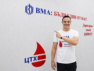Плувецът Цанко Цанков подкрепи безвъзмездното кръводаряване