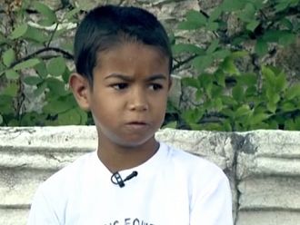 Година след трансплантацията, малкият Байрям вече тича