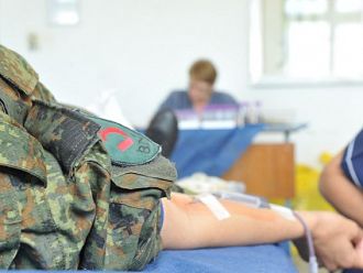 2000 военнослужещи са дарили кръв от началото на годината